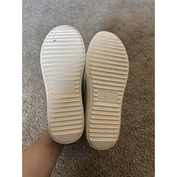 Children Unisex Shoes Steve Madden Kids Charly (Big Kid) Size 3 Rhinestones‎ - Picture 7 of 8